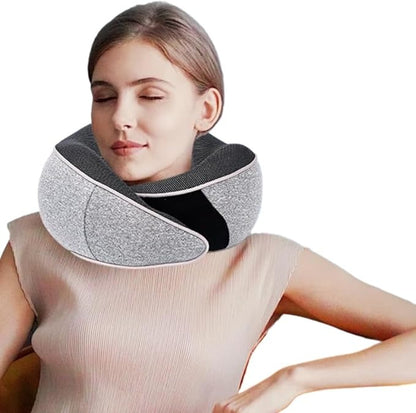 Ultimate Travel Neck Pillow - Adjustable Memory Foam U-Shaped Headrest for Comfort on the Go